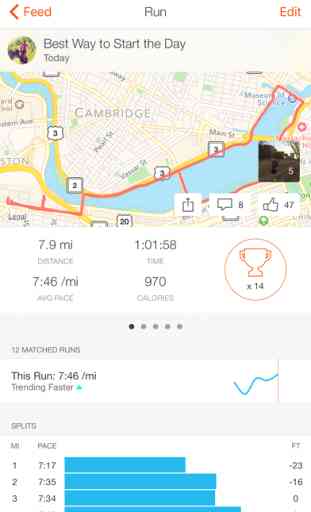 Strava : run, bike, hike (Android/iOS) image 2