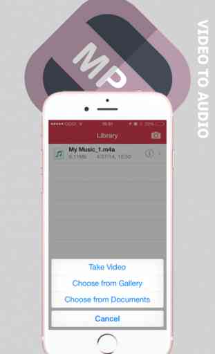 Video To Audio - Extract, Convert, Share your favorite tracks or voice from videos 1