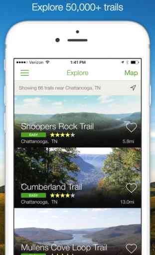 AllTrails: Hike, Bike & Run (Android/iOS) image 1