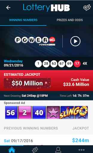 LotteryHUB - Powerball Lottery 2