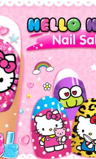 Hello Kitty Nail Salon 1
