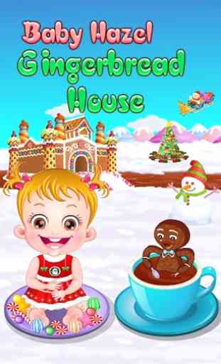 Baby Hazel Gingerbread House 1