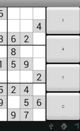 SUDOKU NUMBER PUZZLE GAME 1