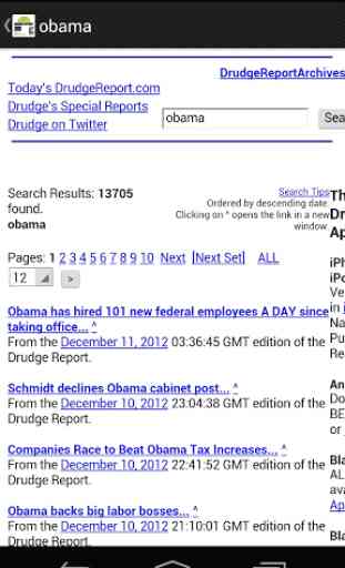 Drudge Report On Droid Pro 3