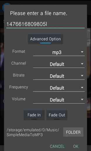 Convert video or audio to mp3 3