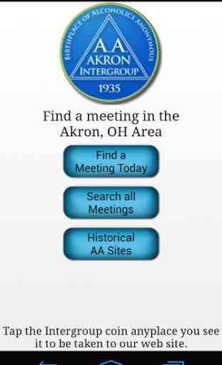 Akron AA Meeting Locator 1
