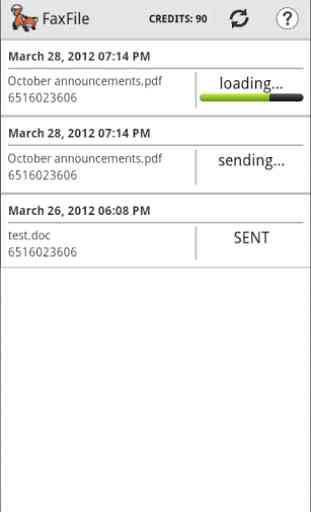 FaxFile - Send Fax from phone 4