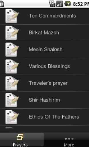 Jewish Prayers 1