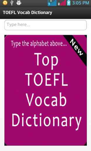 Top TOEFL Vocab Dictionary 1