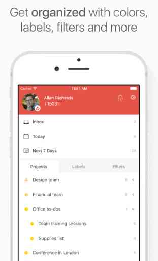Todoist: To-Do List & Tasks (Android/iOS) image 2