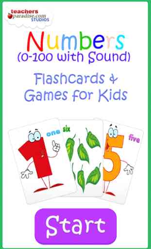 0-100 Kids Learn Numbers Game 1