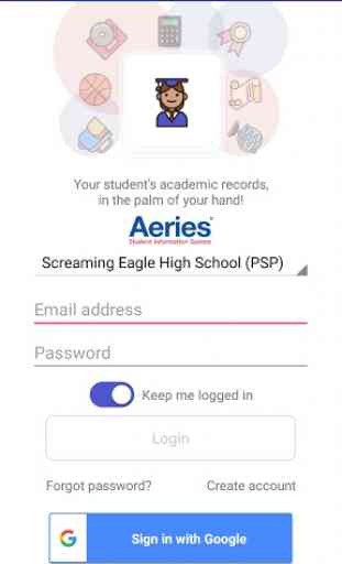 Aeries Mobile Portal 1