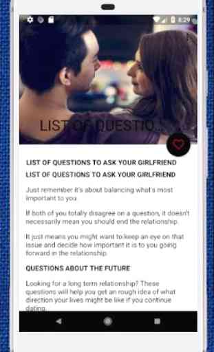 Questions To Ask Your Girlfriend, Crush 2