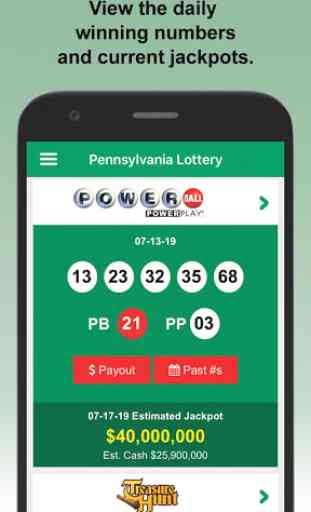 PA Lottery Official LITE App 2