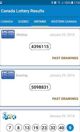 Canada Lottery Results 4
