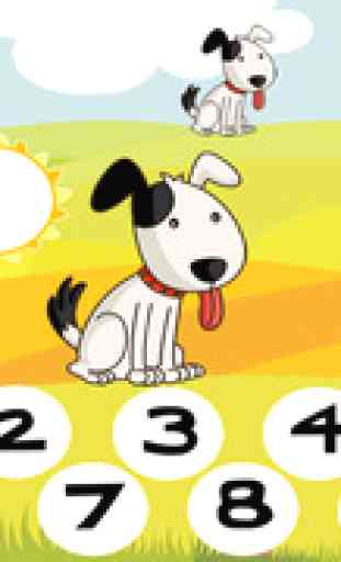 Animals of the Farm Counting Game for Children: Learn to Count Numbers 1-10 1
