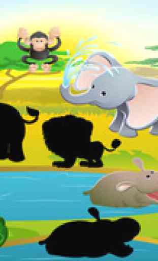 Animals of the safari game for children: Learn for kindergarten or pre-school 1
