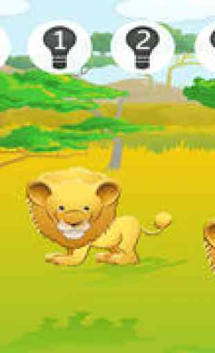 Animals! Safari animal learning game for children from age 2: Hear, listen and learn about the wilderness 2