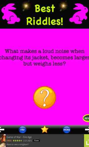 Best Riddles & Brain Teasers! Funny Little Riddle and Jokes App for Kids FREE! 3