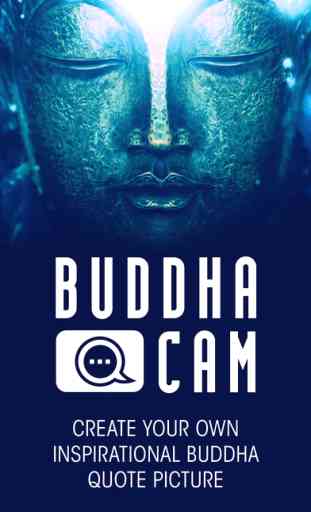 Buddha Cam daily yoga meditation quotes photo camera with buddhism words & filters 2