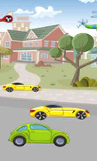 Car-s & Vehicle-s: Education-al Game-s For Kid-s: Spot Mistake-s and Learn-ing Colour-s 1
