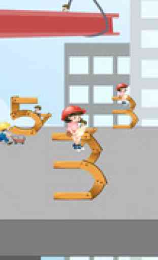 Construction, Car-s & Number-s: Education-al Math and Counting Game-s For Kid-s: Learn-ing Colour-s 1