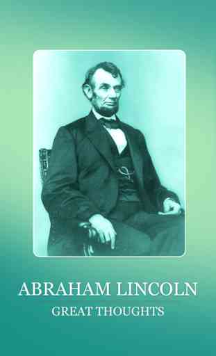 Abraham Lincoln Great Thoughts 1