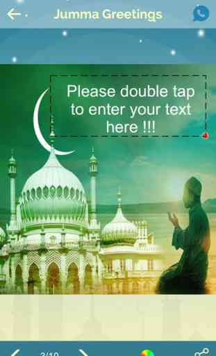 Add Text - Create Jumma Mubarak Emojis & Greetings 3