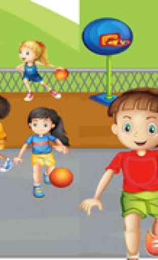 American Basketball Learning Game for Children: Learn for Nursery School 2