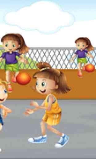American Basketball Learning Game for Children: Learn for Nursery School 3