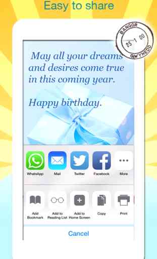 Birthday Greeting Cards - Text on Pictures: Happy Birthday Greetings 4