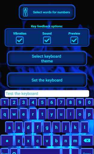 Blue Flame Keyboard 4