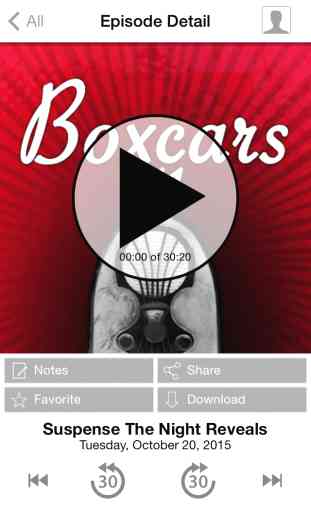 Boxcars711- Old Time Radio App 3