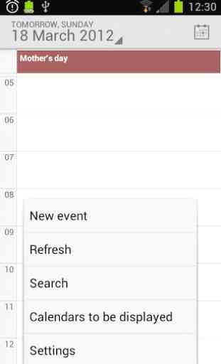 Calendar from Android 4.4 2