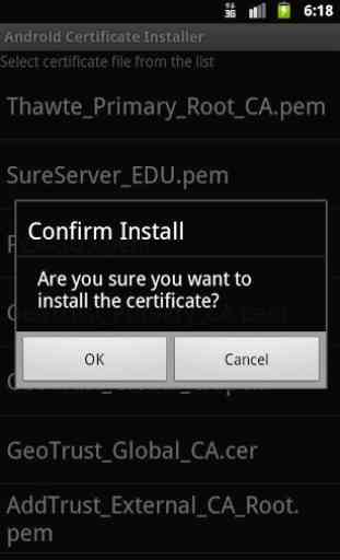 Certificate Installer 2