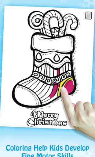 Coloring Book For Kids: Paint & Play Merry Christmas 4