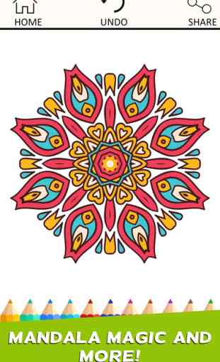 Coloring Book Mandala for Adults Relax Free 1