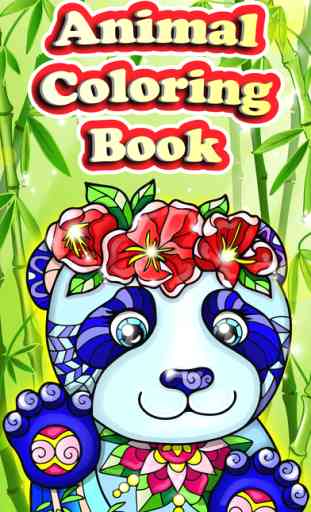 Coloring Pages Animals for Adults Cute Panda Book 1