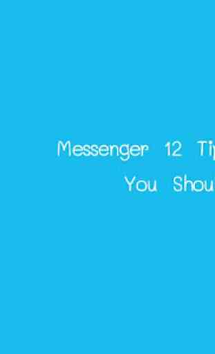 Messenger App Chat Advise 3