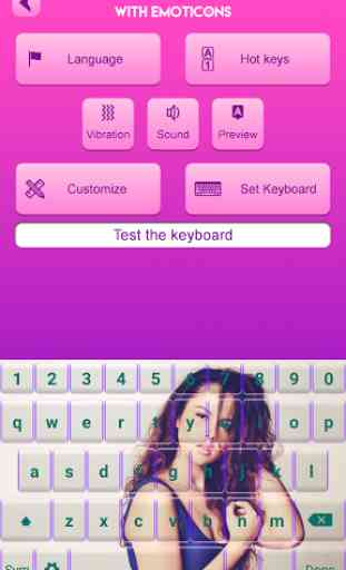 Photo Keyboard with Emoticons 1