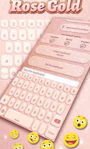Rose Gold Keyboard 2