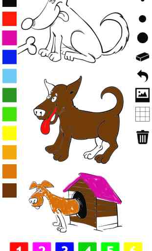 Dog Coloring Book for Children: Learn to draw and color dogs and puppies 1