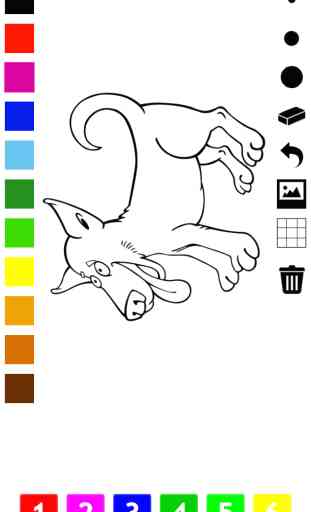 Dog Coloring Book for Children: Learn to draw and color dogs and puppies 2