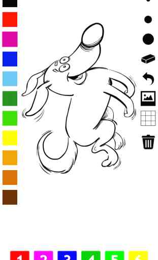 Dog Coloring Book for Children: Learn to draw and color dogs and puppies 3