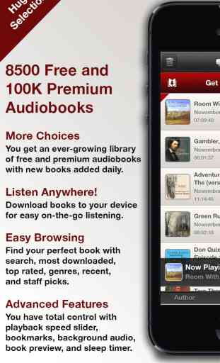 Free Audiobooks HQ - 8,500+ FREE & 100,000 Premium Audio Books 1