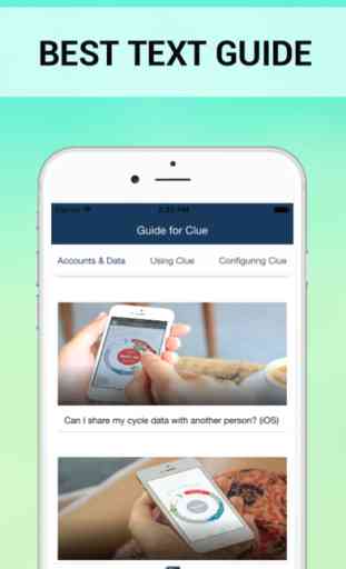 Guide for Clue: Period Tracker, PMS alerts and fertility & ovulation calendar 1