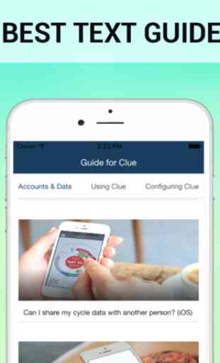 Guide for Clue: Period Tracker, PMS alerts and fertility & ovulation calendar 3