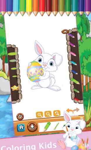 Easter Egg Coloring Book Bunny Painting for Kids 1