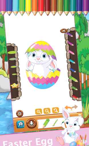 Easter Egg Coloring Book Bunny Painting for Kids 2