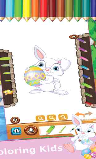 Easter Egg Coloring Book Bunny Painting for Kids 3